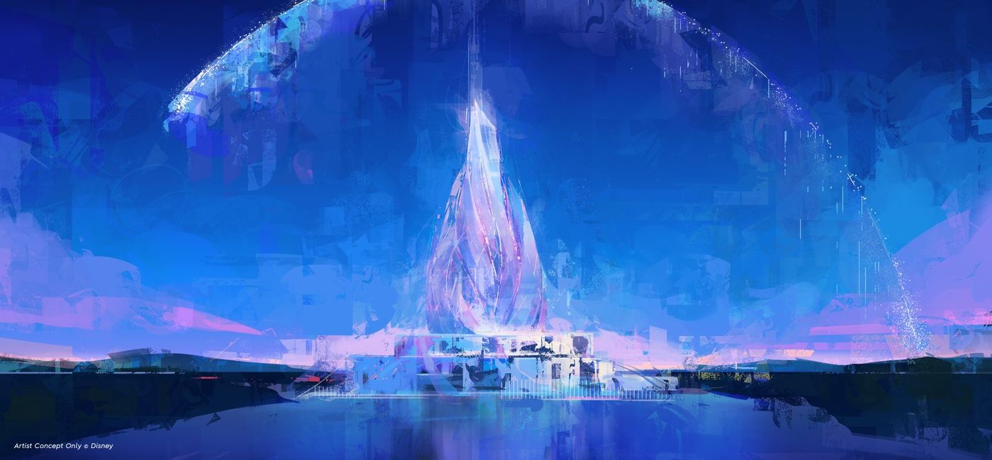 Image: Une illustration conceptuelle du château principal de Disneyland Abu Dhabi (Source: Disney)