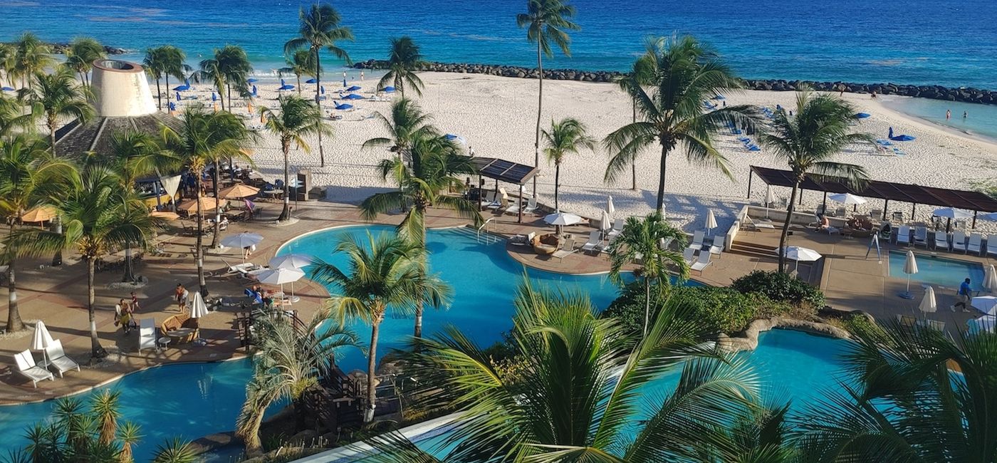Image: The beach at Hilton Barbados Resort (Photo Credit: Claudette Covey)