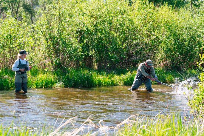Fly Fishing at the Meadows on Rock Creek Fly Fishing at the Meadows on Rock Creek