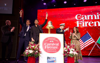 Carnival Firenze official naming ceremony