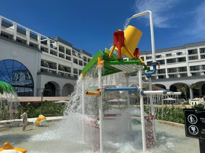 Kids Fun Zone Pool Area at Marriott Cancun All-Inclusive