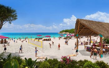 A rendering of the new Royal Beach Club Lelepa