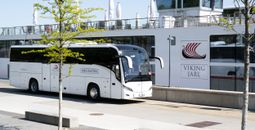 Viking's new fully electric motor coach in Vienna