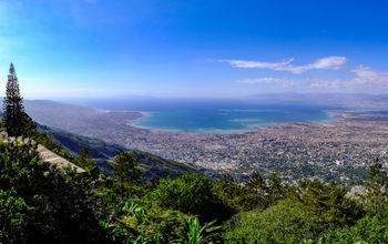 Aerial view of Port-au-Prince, Haiti