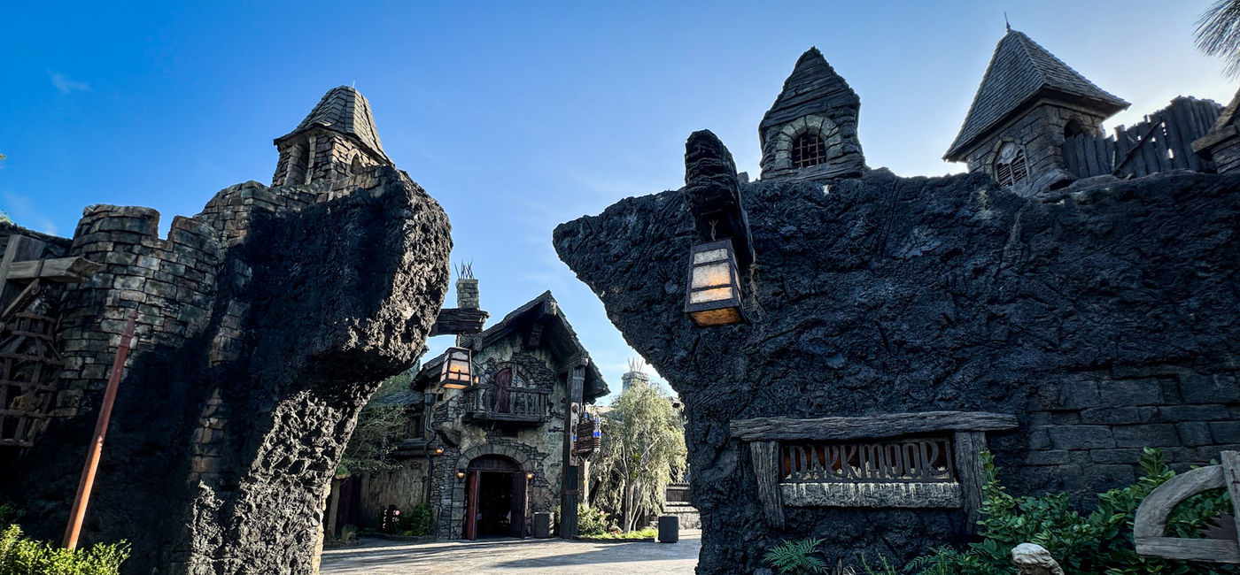 Image: Darkmoor entrance at Dark Universe at Universal Orlando Resort's Epic Universe. (Photo Credit: Brooke McDonald)