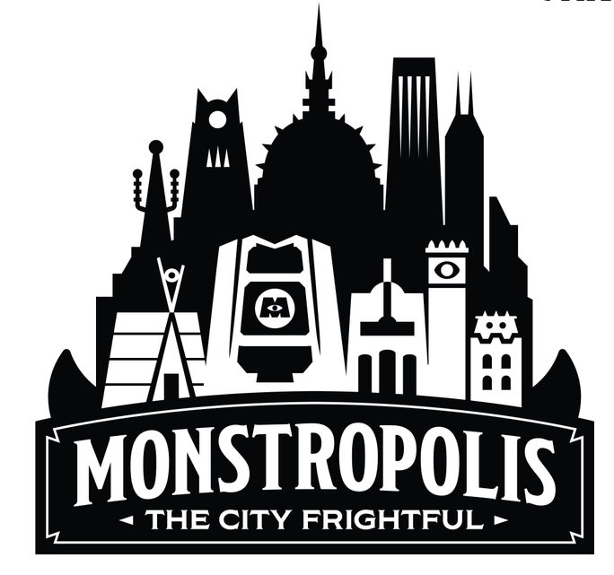 Monstropolis City logo.