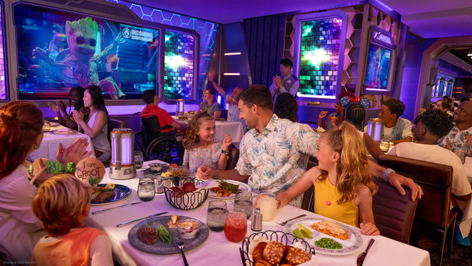 Disney Destiny will have the Worlds of Marvel dining experience found on Disney Wish Disney Destiny will have the Worlds of Marvel dining experience found on Disney Wish