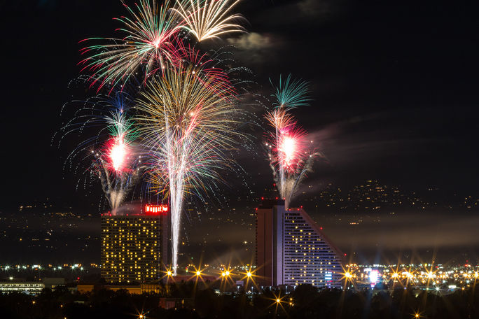 Reno tahoe, independence day, fireworks, 4th of july