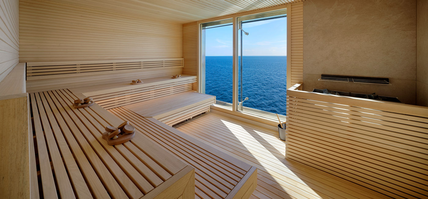 Image: Onboard MSC Poesia, guests can relax in a warm, tranquil space with ocean views (Photo Credit: MSC Cruises)
