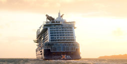 Celebrity Xcel during sea trials