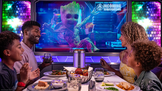 The Marvel Celebration of Heroes: Groot Remix onboard the Disney Treasure. Disney Cruise Line, Disney Treasure, Groot remix, marvel
