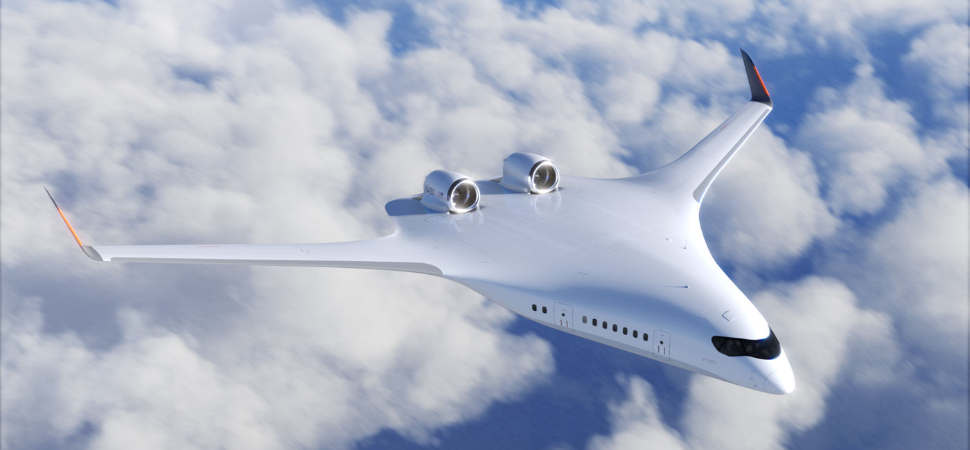 Image: Rendering of JetZero's blended-wing-body aircraft. (Photo Credit: JetZero)