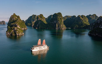Heritage Line's Violet on Halong Bay in Vietnam