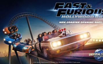 Universal Hollywood's new “Fast & Furious: Hollywood Drift” roller coaster.