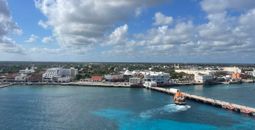 Cruise port in Cozumel, Mexico