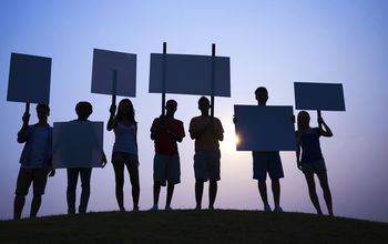 Protest, strike