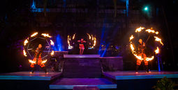 Fire shows at Oasis Hotels & Resorts