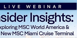 MSC CRUISES webinar