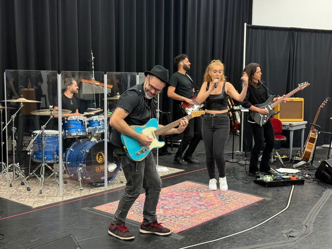 The cast of another new show on Norwegian Luna, “Syd Norman’s Presents: A Tribute to the Eagles.