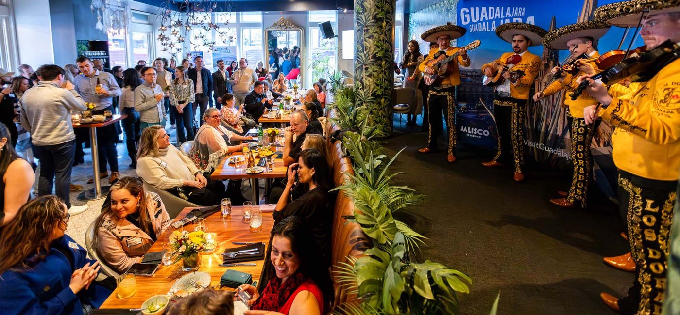 Image: Travel advisors and media meet with Guadalajara tourism officials in Vancouver. (Photo Credit: Guadalajara CVB)