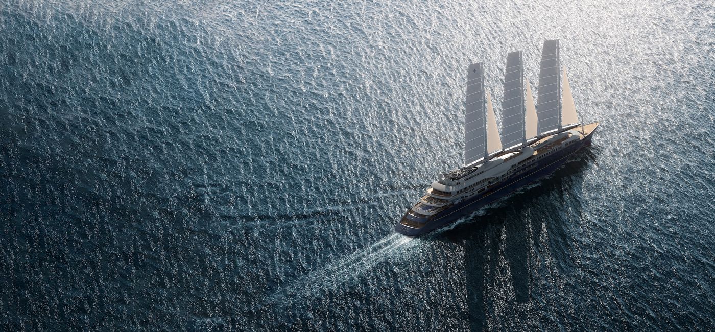Image: Les deux navires jumeaux ont été conçus par Maxime d’Angeac, architecte et directeur artistique d’Orient Express (Source: Orient Express Sailing Yachts)