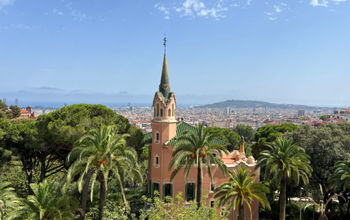 View of Barcelona as viewed from Park Guell.