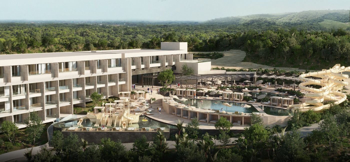 Image: Rendering of the new waterpark at the Dreams Bahia Mita Surf & Spa Resort. (Photo Credit: Hyatt)
