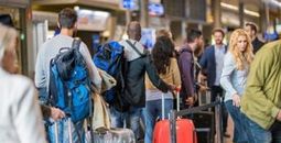 Passengers waiting in airport