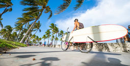 Boardwalk in Miami, Florida