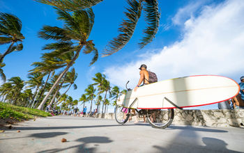 Boardwalk in Miami, Florida