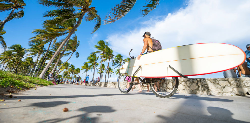 Boardwalk in Miami, Florida