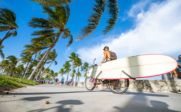 Boardwalk in Miami, Florida