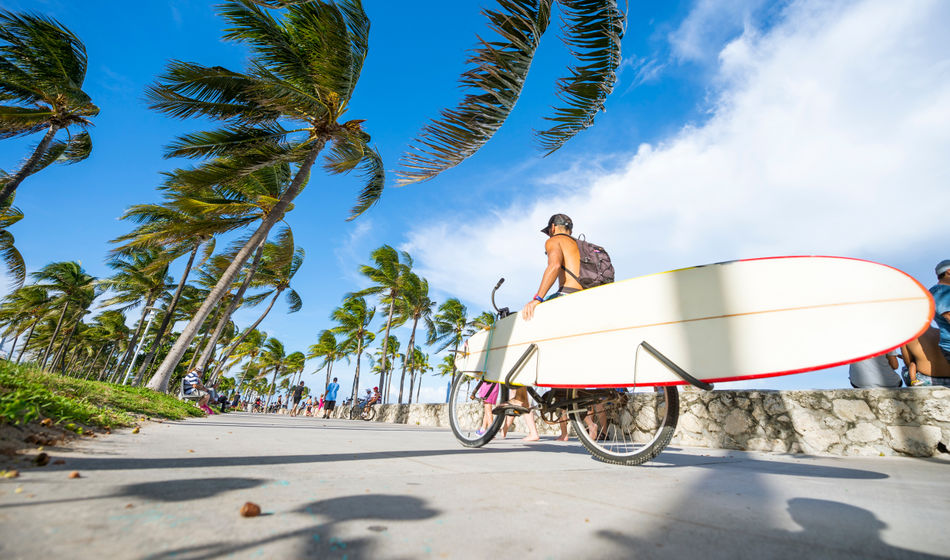 Boardwalk in Miami, Florida