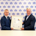 Willie Walsh, director general, IATA with Michael Deluce, CEO, Porter Airlines.
