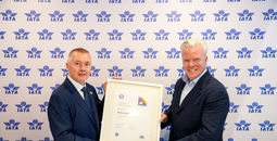 Willie Walsh, director general, IATA with Michael Deluce, CEO, Porter Airlines.