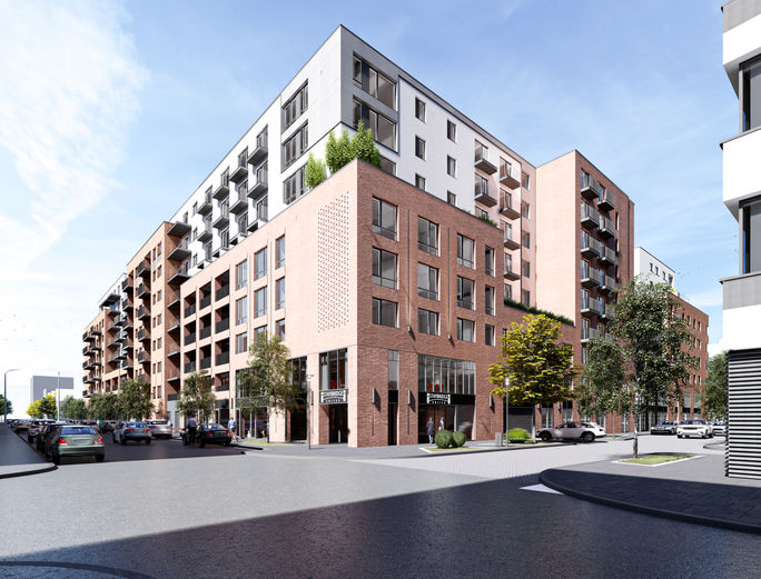 Rendering of the upcoming Staybridge Suites Budapest - Parkside. IHG, IHG Hotels & Resorts, Staybridge suites, hotels in budapest, budapest hotels