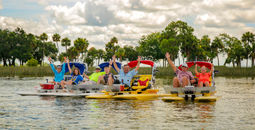 Family enjoying Mount Dora, Florida