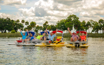 Family enjoying Mount Dora, Florida