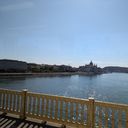 The Danube River from Budapest Bridge.