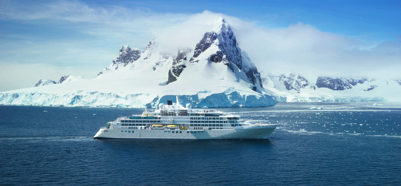 Image: Silversea's Silver Endeavor sailing in Antarctica. (Photo Credit: Silversea)