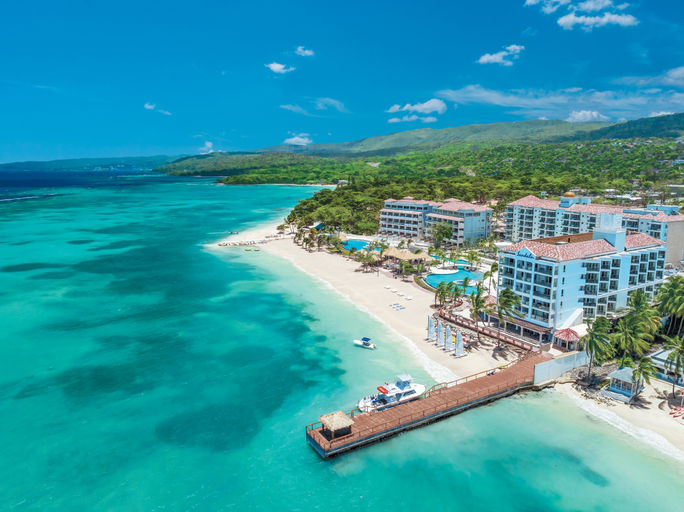 Sandals Dunn's River Aerial view Sandals Dunn's River Aerial view