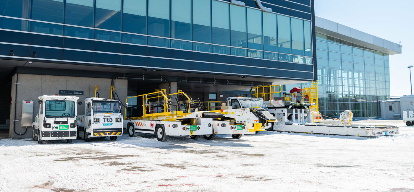 Image: L’initiative s’inscrit dans la stratégie climatique d’Air Canada, qui vise une réduction nette de 30 % des émissions de GES liées aux opérations au sol d’ici 2030 (Photo Credit: Groupe CNW/Air Canada)