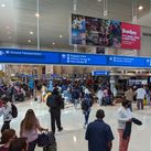 People walking through the Fort Lauderdale airport