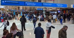 People walking through the Fort Lauderdale airport