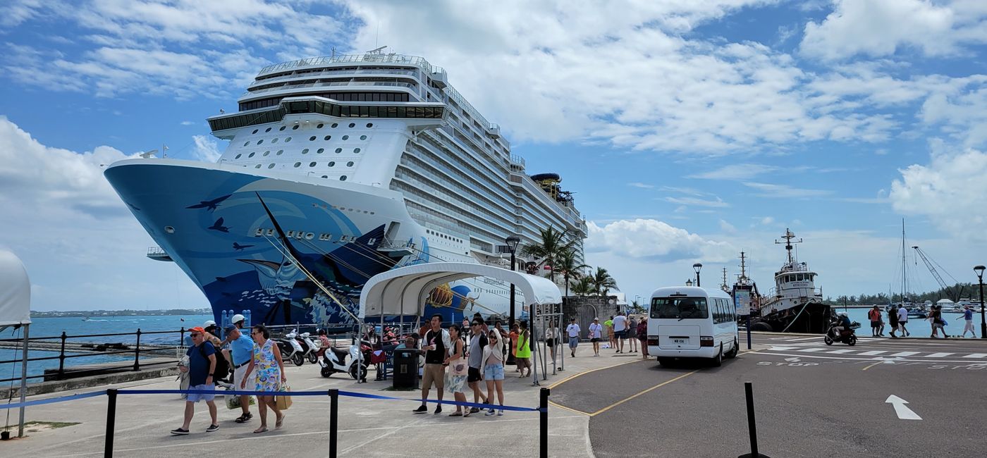 Image: Bermuda’s cruise ship arrivals are higher by double digits in 2024. (Photo by Brian Major)