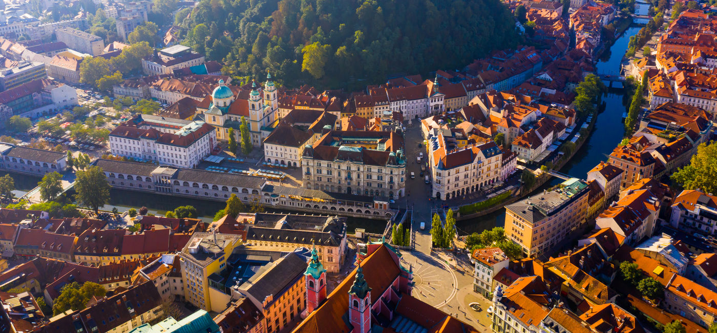 Image: Some travelers are looking for the next "it" destinations in Europe, which include Slovenia. Pictured, Ljubljana (Source: JackF/Adobe)