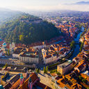 Sunny fall day in Ljubljana, Slovenia