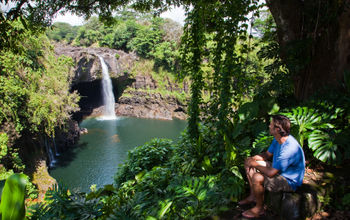 Rainbow Falls, Hilo, Hawai&#39;i Big Island