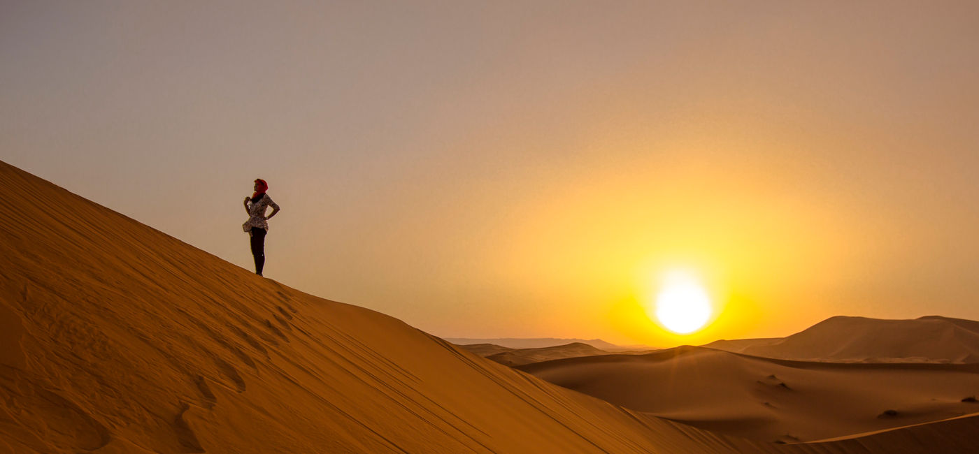 Image: Dunes in the Sahara at Sunset (Photo Credit: G Adventures)