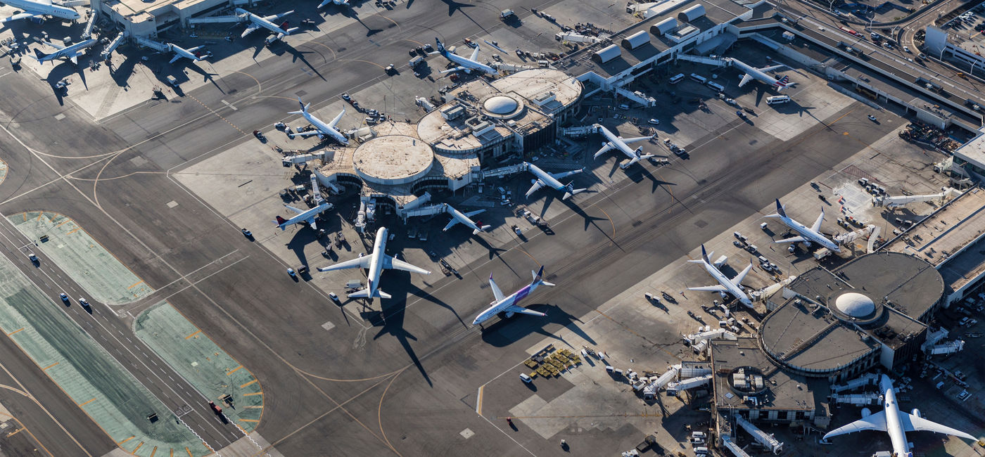 Image: Aerial view of Los Angeles International Airport. (Photo Credit: trekandphoto/Adobe)